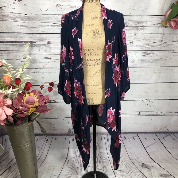 Patrons of Peace Jackets & Blazers - Patrons of Peace Floral BOHO Festival Ready Kimono